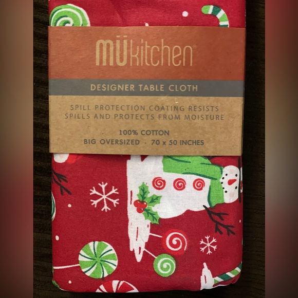 Holiday Tablecloth - Spill Resistant โ MUKitchen - Picture 5 of 13